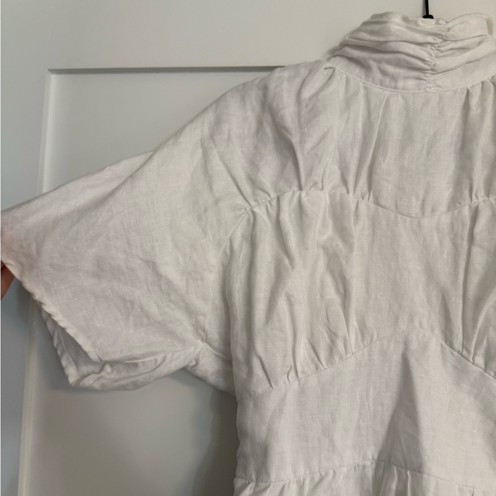 DISSH White High Neck Mini Dress - Picture 2 of 5